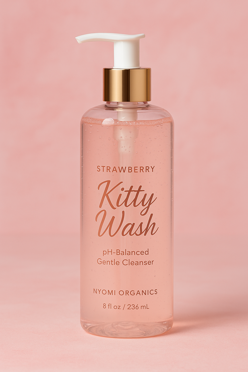 Strawberry Kitty Gel:Ph-Balanced Intimate Cleanser