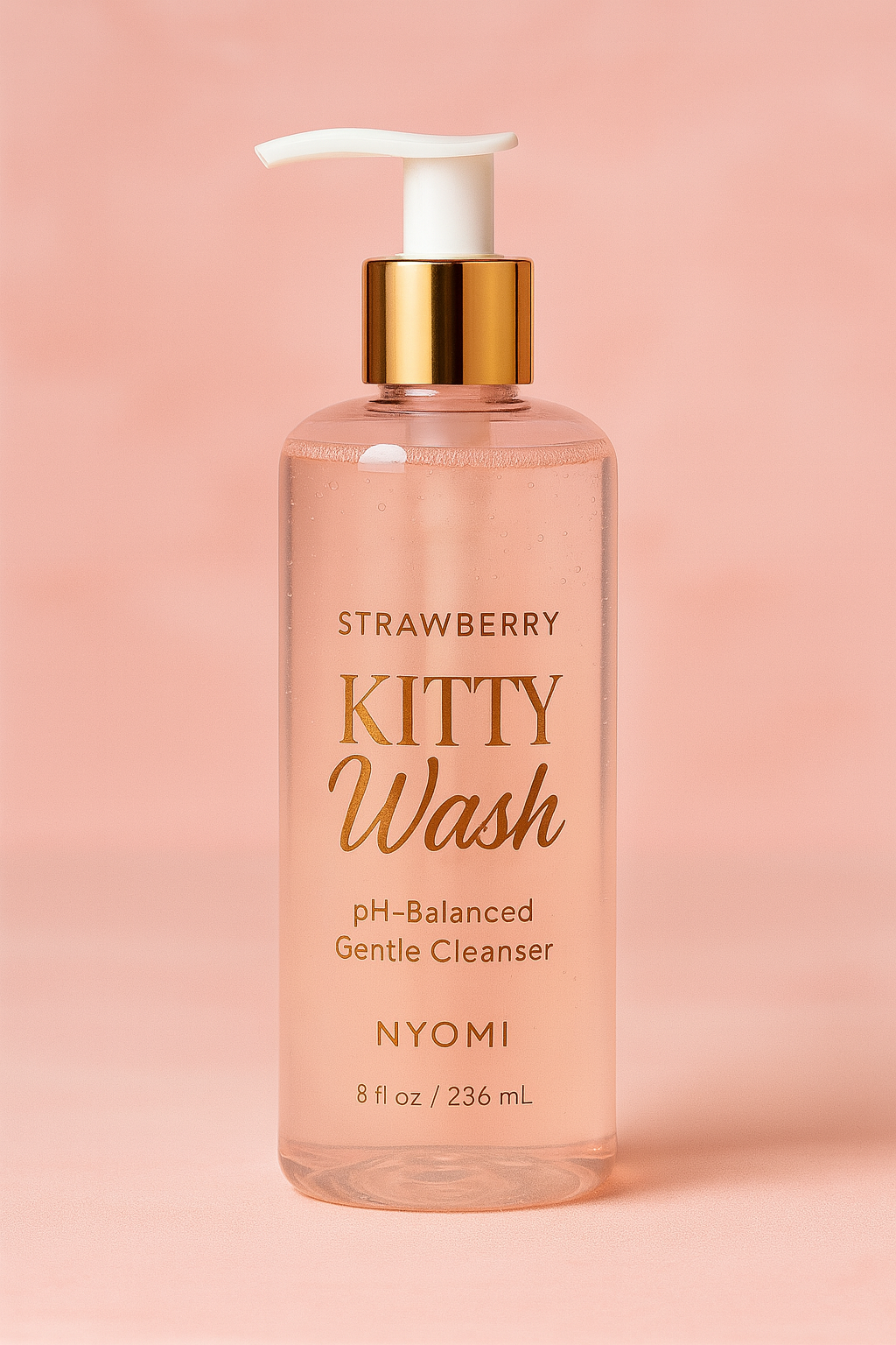 Strawberry Kitty Gel:Ph-Balanced Intimate Cleanser